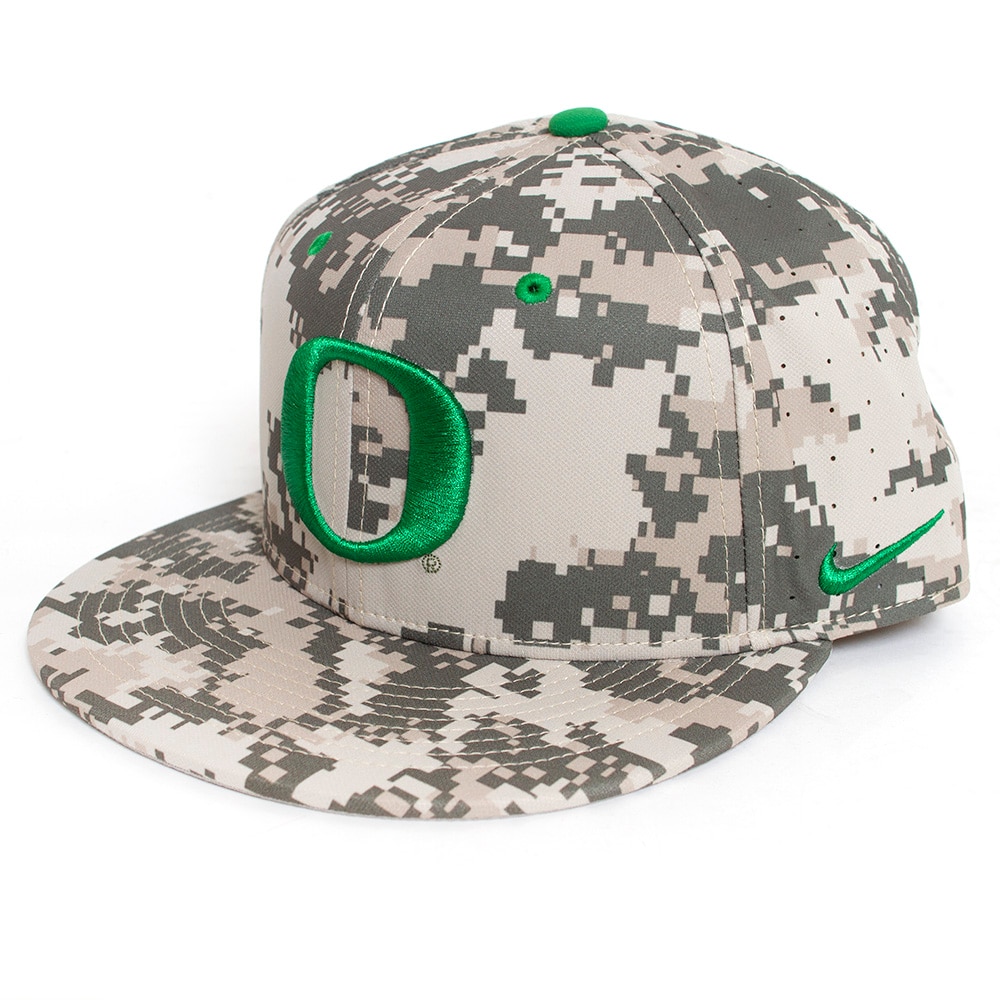 Classic Oregon O, Nike Swoosh, Aerobill, Flat, Sized, Hat